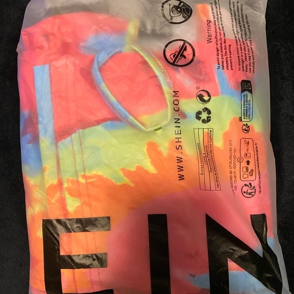 Tie Dye Split Thigh Dress - Picture 4 of 4